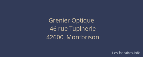 Grenier Optique