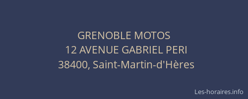 GRENOBLE MOTOS