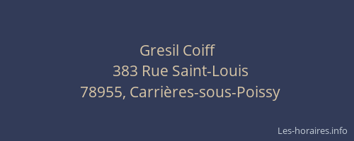 Gresil Coiff