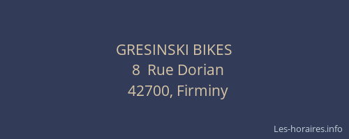 GRESINSKI BIKES