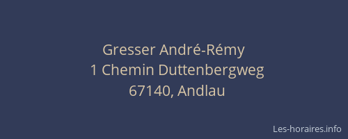 Gresser André-Rémy