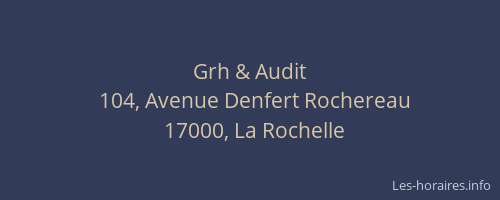 Grh & Audit