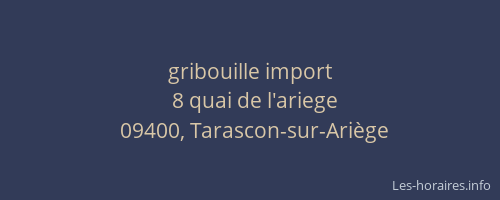 gribouille import