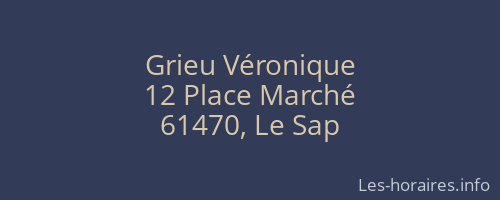 Grieu Véronique