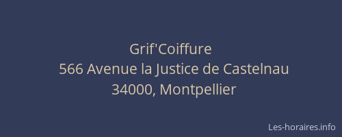 Grif'Coiffure