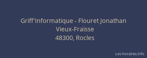 Griff'Informatique - Flouret Jonathan