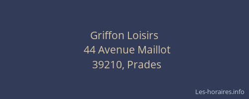Griffon Loisirs
