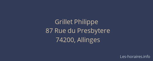 Grillet Philippe