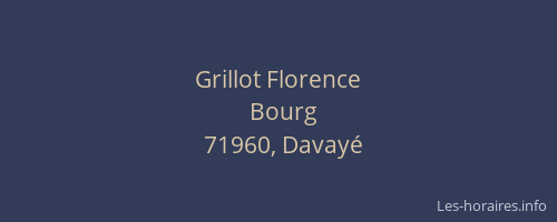 Grillot Florence
