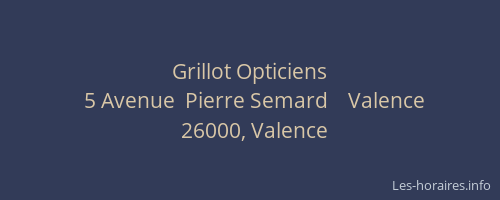Grillot Opticiens