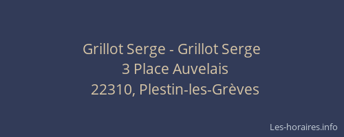 Grillot Serge - Grillot Serge