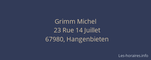 Grimm Michel