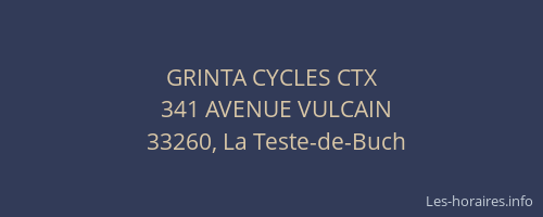 GRINTA CYCLES CTX