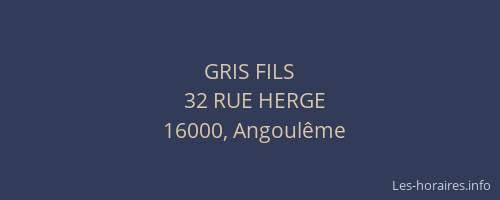 GRIS FILS