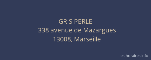 GRIS PERLE