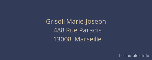 Grisoli Marie-Joseph