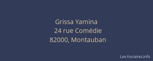Grissa Yamina