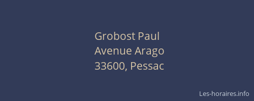 Grobost Paul