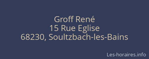 Groff René