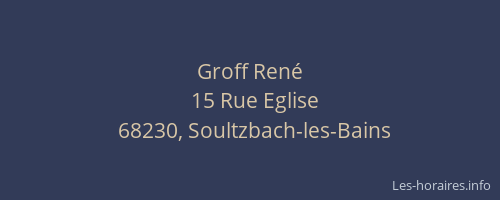 Groff René