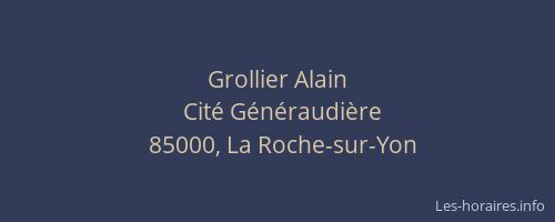 Grollier Alain