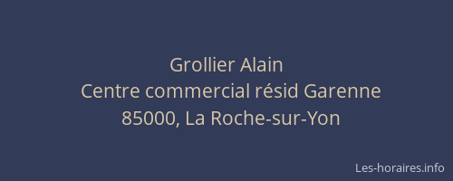 Grollier Alain