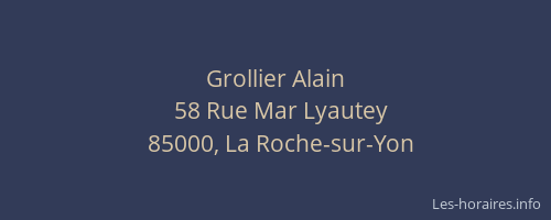 Grollier Alain
