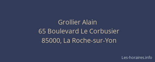 Grollier Alain
