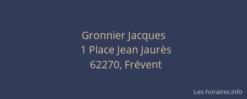 Gronnier Jacques