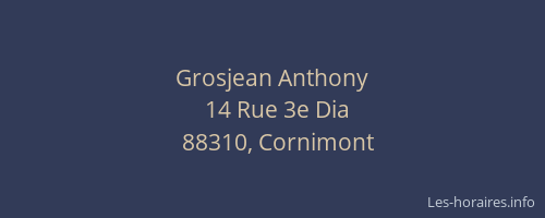 Grosjean Anthony