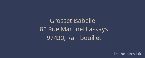 Grosset Isabelle