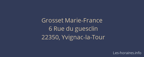 Grosset Marie-France