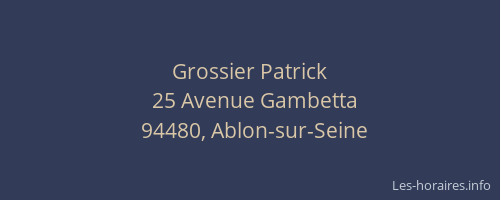 Grossier Patrick