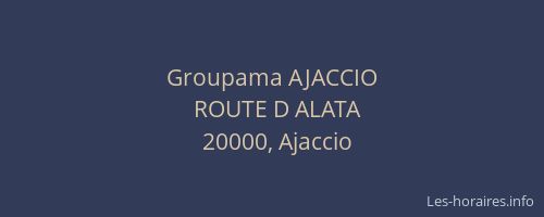 Groupama AJACCIO