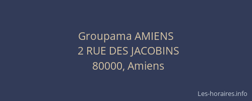 Groupama AMIENS