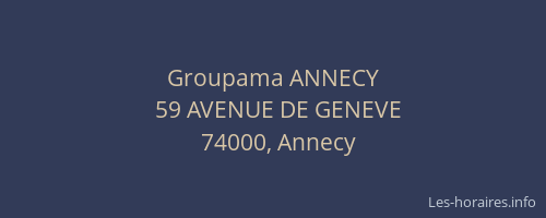 Groupama ANNECY