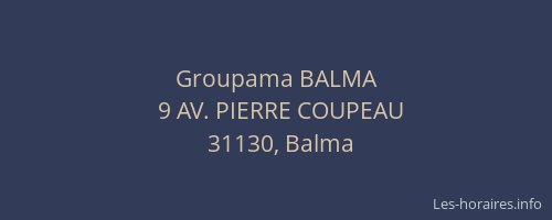 Groupama BALMA