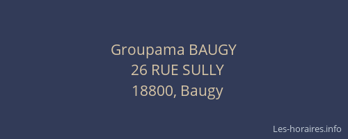 Groupama BAUGY