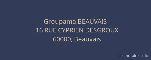 Groupama BEAUVAIS