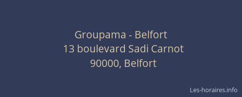 Groupama - Belfort