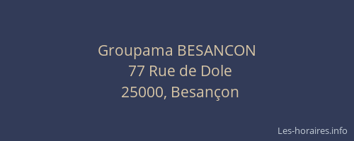 Groupama BESANCON