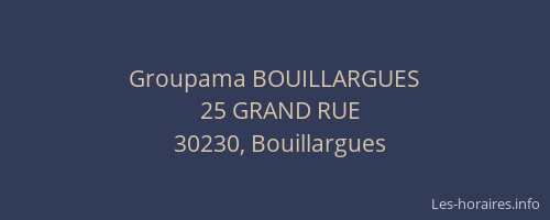 Groupama BOUILLARGUES
