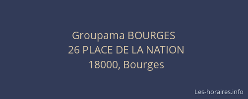 Groupama BOURGES