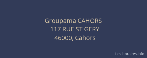 Groupama CAHORS