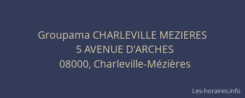 Groupama CHARLEVILLE MEZIERES