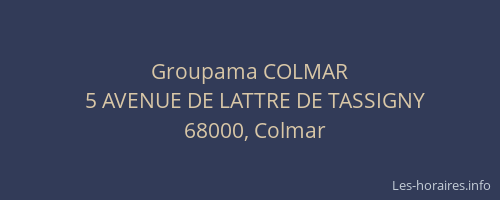 Groupama COLMAR