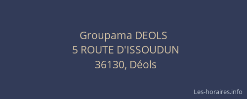 Groupama DEOLS