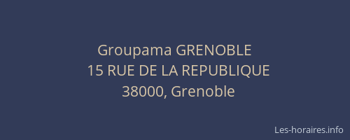 Groupama GRENOBLE