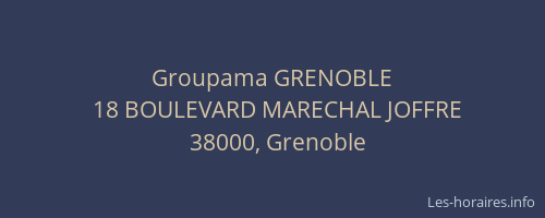 Groupama GRENOBLE