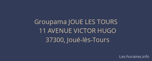 Groupama JOUE LES TOURS